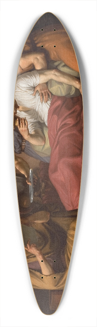Christoffer Wilhelm Eckersberg - Alexander The Great On His Sickbed 39.3 inch art pintail longboard deck