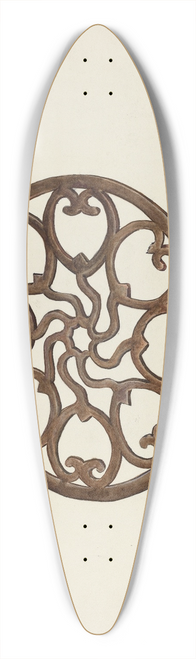 Clarence W. Dawson - Trivet 39.3 inch art pintail longboard deck