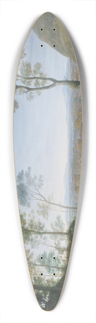 Claude Lorrain - Christ Appears in front of Mary Magdalene (Noli me tangere) 39.3 inch art pintail longboard deck