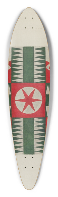 Clyde L. Cheney - Quilt 39.3 inch art pintail longboard deck