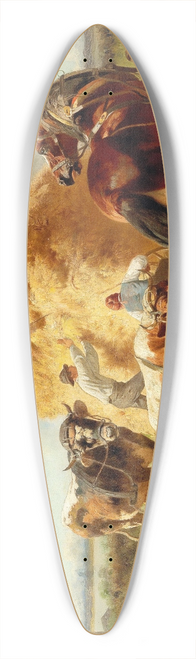 Conrad Bhlmayer - Harvest Scene 39.3 inch art pintail longboard deck