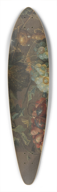 Cornelis de Heem - Still-Life with Crayfish, Oysters, and Fruit 39.3 inch art pintail longboard deck
