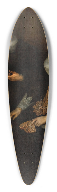 Cornelis de Vos - Double portrait of a married couple 39.3 inch art pintail longboard deck