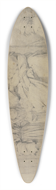 Cornelis Pietersz. Bega - Stillende Mutter, umgeben von drei weiteren Kindern 39.3 inch art pintail longboard deck