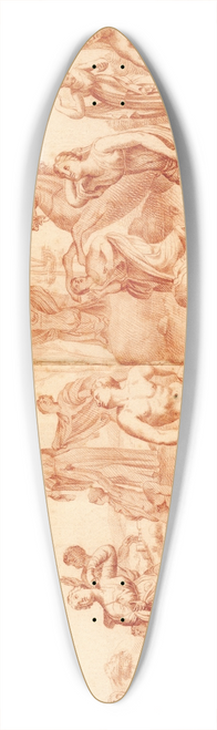 Cornelis Pronk - Beelden van Niobes kinderen, gedood door Apollo en Diana 39.3 inch art pintail longboard deck