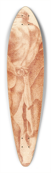 Cornelis Pronk - Beeld van de Hercules Farnese 39.3 inch art pintail longboard deck