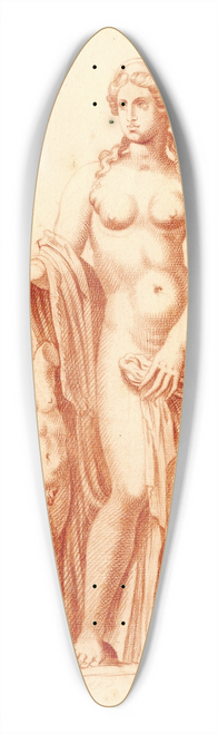 Cornelis Pronk - Beeld van naakte godin en Amor, Venus 39.3 inch art pintail longboard deck