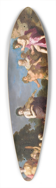 Cornelis Van Poelenburch - The Musical Contest between Apollo and Marsyas 39.3 inch art pintail longboard deck