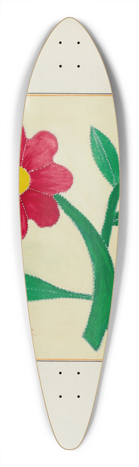 Cornelius Christoffels and Margaret Linsley - Pieced Autograph Quilt (1 Piece) 39.3 inch art pintail longboard deck