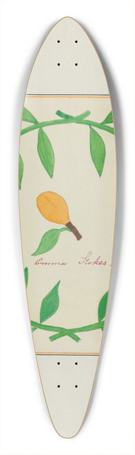 Cornelius Christoffels and Margaret Linsley - Pieced Autograph Quilt (1 Piece) 39.3 inch art pintail longboard deck