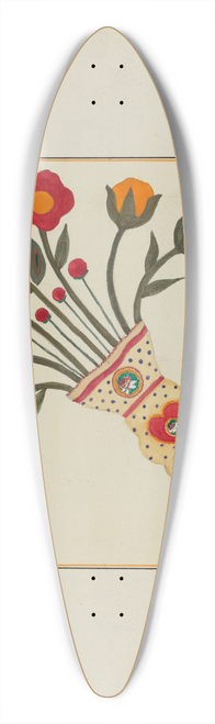 Cornelius Christoffels and Margaret Linsley - Quilt (One Square) 39.3 inch art pintail longboard deck