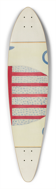 Cornelius Christoffels and Margaret Linsley - Quilt (One Square) 39.3 inch art pintail longboard deck