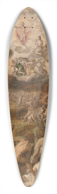 Crispijn van den Broeck - The Last Judgement 39.3 inch art pintail longboard deck