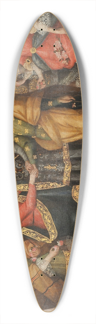 Cusco School - The Marriage of the Virgin 39.3 inch art pintail longboard deck