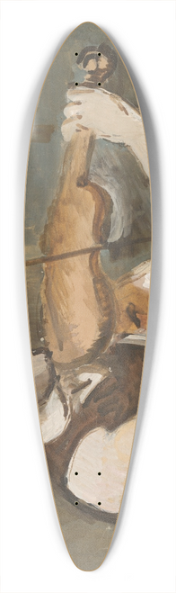 Cyprin Majernk - Bullock (Gypsy Fiddler on the Back) 39.3 inch art pintail longboard deck