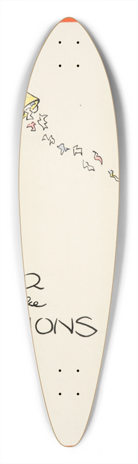 Cyril Kenneth Bird (Fougasse)  - Paper helps to make munitions 39.3 inch art pintail longboard deck Cyril Kenneth Bird (Fougasse)  - Paper helps to make munitions 39.3 inch art pintail longboard deck