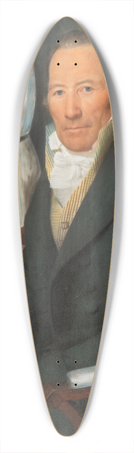Daniel Caffe - Portrait Of A Sitting Man Near A Window 39.3 inch art pintail longboard deck