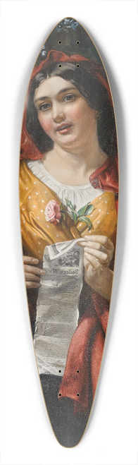 Daniel Maclise - The Ballad Seller 39.3 inch art pintail longboard deck