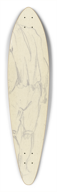 Daniel Nikolaus Chodowiecki - Zurckblickender junger Mann mit Zipfelmtze 39.3 inch art pintail longboard deck