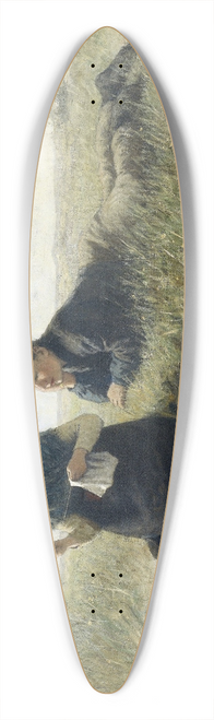 David Adolph Constant Artz - Boy and Girl in the Dunes 39.3 inch art pintail longboard deck