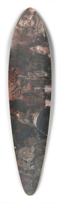 David Bles - Gerard (II) ter Borch knighted by king Philip IV 39.3 inch art pintail longboard deck