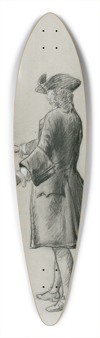David Bles - Oostdam, a character from Jacob van Lenneps Ferdinand Huyck 39.3 inch art pintail longboard deck