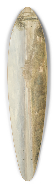 David Cox - Lancaster; Peace and War 39.3 inch art pintail longboard deck