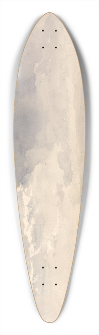 David Cox - On Lancaster Sands, Low Tide 39.3 inch art pintail longboard deck