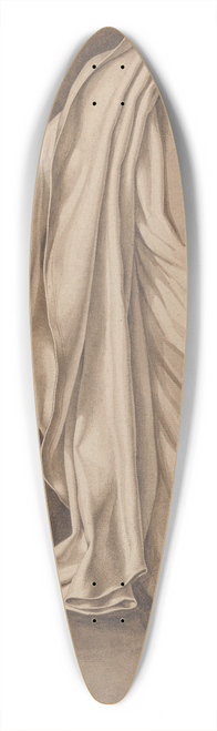 David Humbert de Superville - Draperie over een schouder 39.3 inch art pintail longboard deck