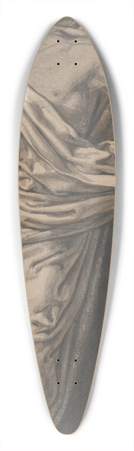 David Humbert de Superville - Gewaad, gedrapeerd over deels getekende mansfiguur. 39.3 inch art pintail longboard deck