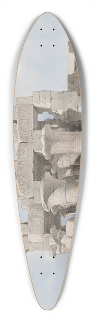 David Roberts - Kom Ombo. Nov. 21st, 1838 39.3 inch art pintail longboard deck