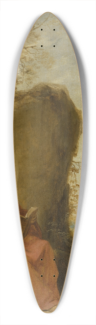 David Teniers The Younger - St Jerome in the Desert 39.3 inch art pintail longboard deck