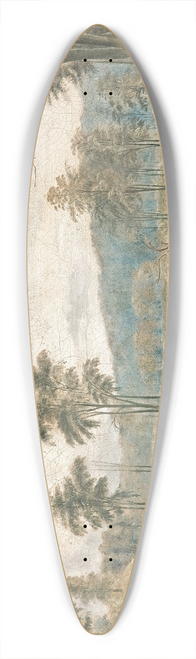 David Tulloch - Gold digging 39.3 inch art pintail longboard deck