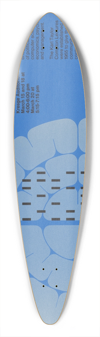 Dietmar Winkler - The Karl Taylor Compton lectures 39.3 inch art pintail longboard deck