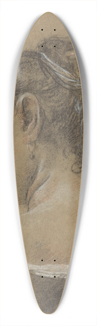 Domenico Maggiotto - A Young Woman Fixing Her Hair 39.3 inch art pintail longboard deck