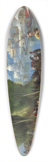 Dosso Dossi - Aeneas and Achates on The Libyan Coast 39.3 inch art pintail longboard deck