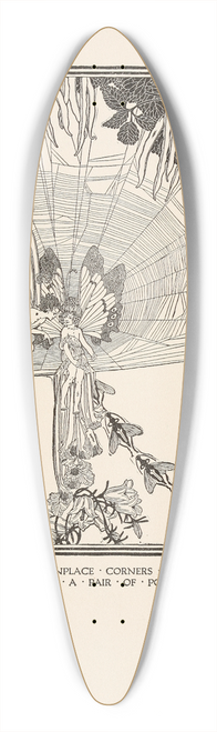 Dugald Stewart Walker - In the commonplace corners of the earth there may be a pair of pollen lovers 39.3 inch art pintail longboard deck