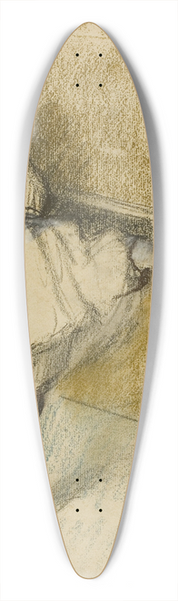 Edgar Degas - Dancer Stretching at the Bar 39.3 inch art pintail longboard deck