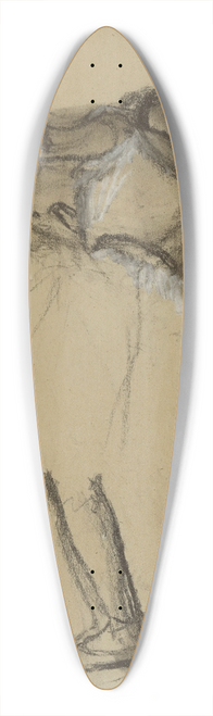 Edgar Degas - Danseuse vue de dos 39.3 inch art pintail longboard deck