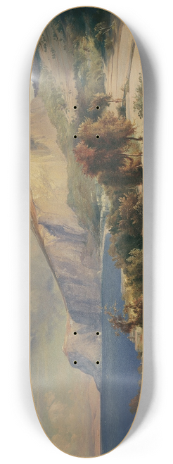 Carl Blechen - Nachmittag auf Capri 8.25 inch art skate deck