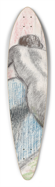 Edgar Degas - The Bath 39.3 inch art pintail longboard deck