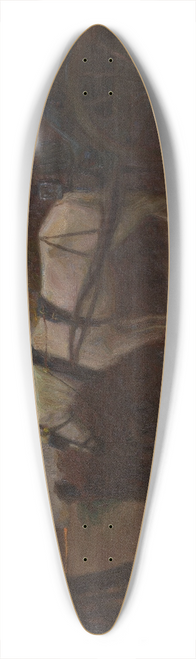 Edgard Farasyn - The Village Doctor 39.3 inch art pintail longboard deck