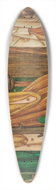 Edgar W. Davies - Arthur at Camelyard 39.3 inch art pintail longboard deck