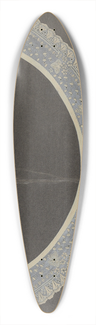 Edith Miller - Embroidered Linen Collar 39.3 inch art pintail longboard deck