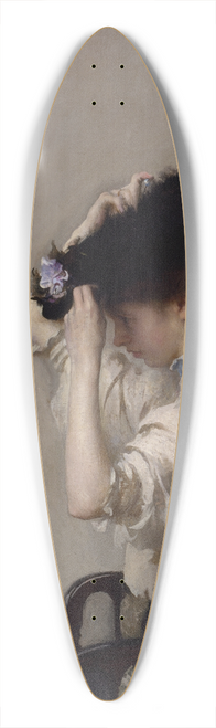 Edmund Charles Tarbell - Preparing for the Matinee 39.3 inch art pintail longboard deck
