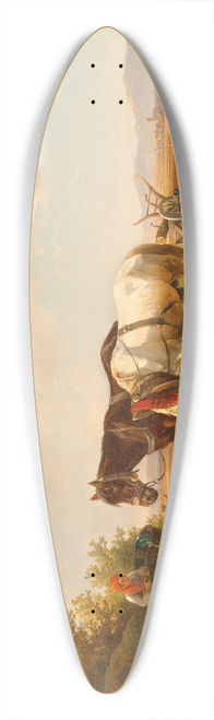 Edmund Mahlknecht - Resting in the Fields, in the Background Perchtoldsdorf 39.3 inch art pintail longboard deck