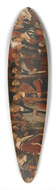 Edouard De Jans - The reception of Quentin Metsys into the Guild of St. Luke of Antwerp 39.3 inch art pintail longboard deck