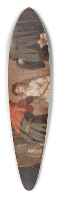 Edouard Moyse - Inquisition 39.3 inch art pintail longboard deck