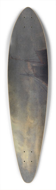 Eduardo de Martino - Cutter offshore 39.3 inch art pintail longboard deck