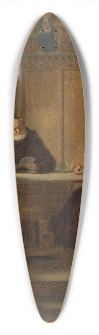Eduard von Grtzner - Das Kartenspiel 39.3 inch art pintail longboard deck